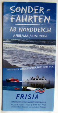 Norddeich Nordsee Prospekte Info Material fr einen schnen Urlaub in Ihrem Fereindomizil Meeresperle